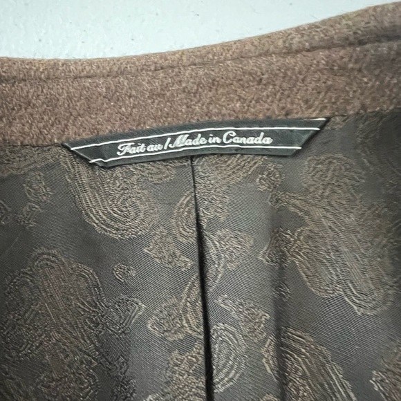 Barcelino San Francisco cashmere brown suit blazer men’s L 41 - Picture 3 of 11